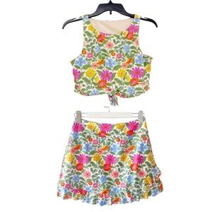 Lime Ricki top and skirt set size 2x
